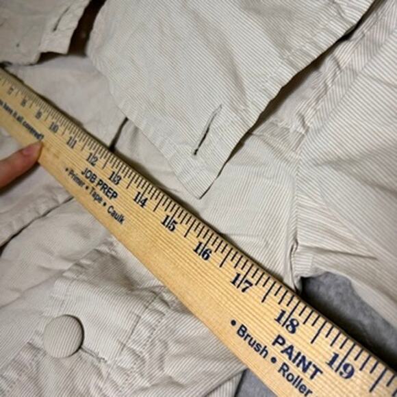 French Connection Ivory Peacoat Womens 6 100% Cotton Double Breasted Minimalist - Picture 7 of 11